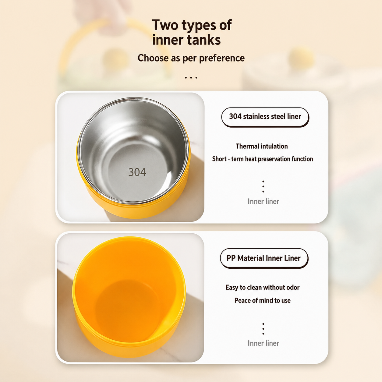 MealMate – Pratico e isolante – Ciotola da pranzo in acciaio inossidabile con cucchiaio
