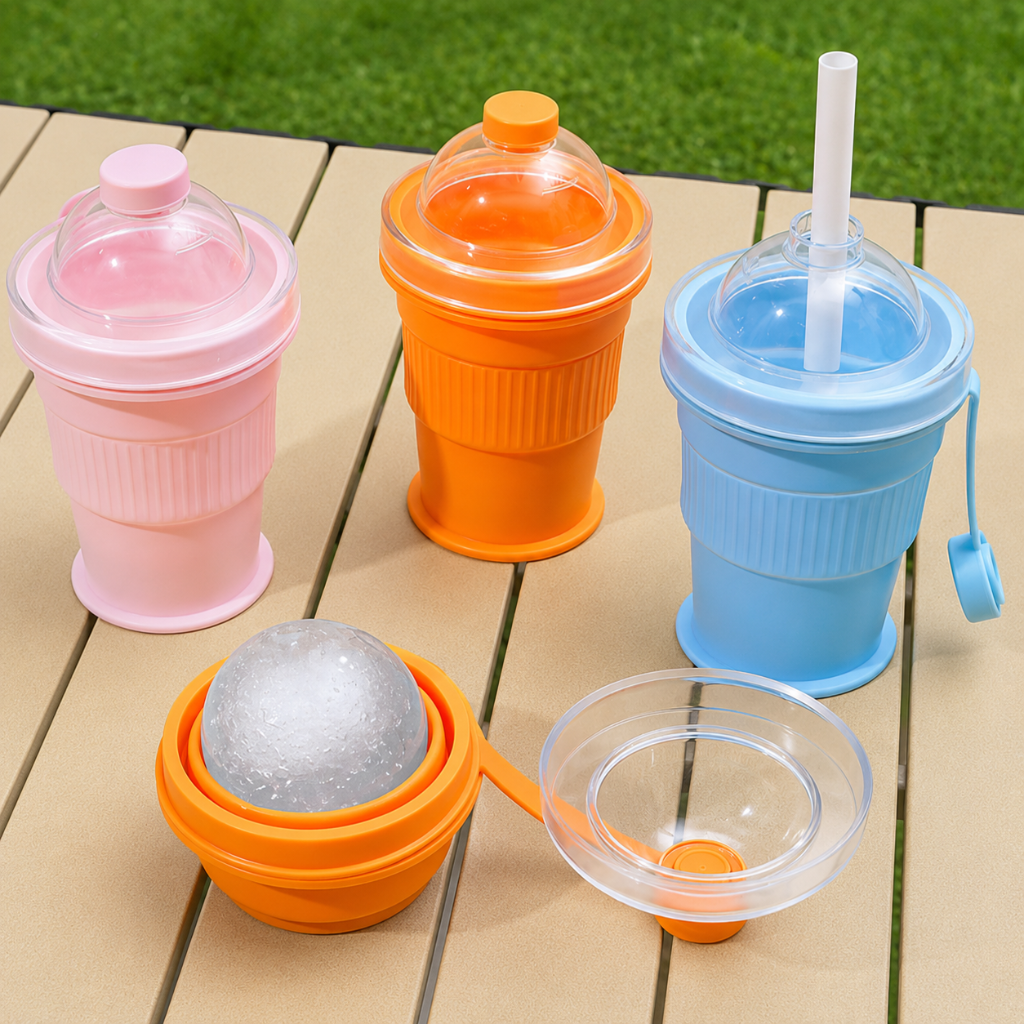 FlexiCup – Pratico e portatile – Bicchierino pieghevole in silicone