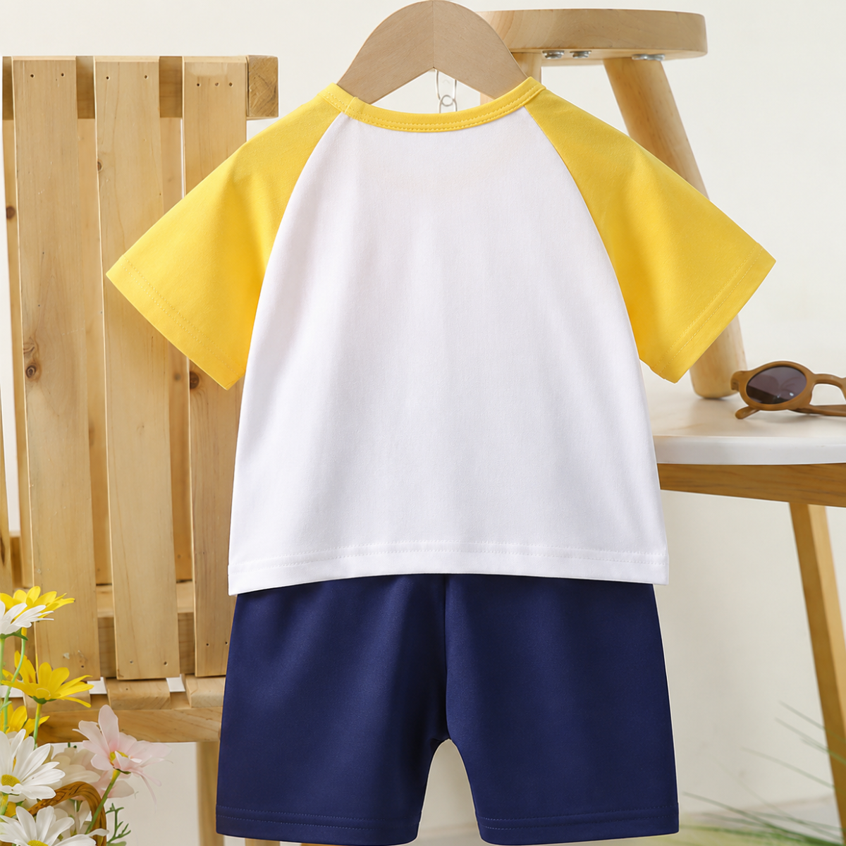 Mini Fashion™ - Abbigliamento stampa leone - Set estivo da bambino