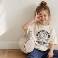 Thumbnail for BearPlay – Comfort e stile –  Maglietta oversize con stampa skate invernale