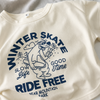 BearPlay – Comfort e stile –  Maglietta oversize con stampa skate invernale