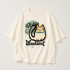 FunPaws – Divertente ed elegante – T-shirt oversize con stampa di gatti