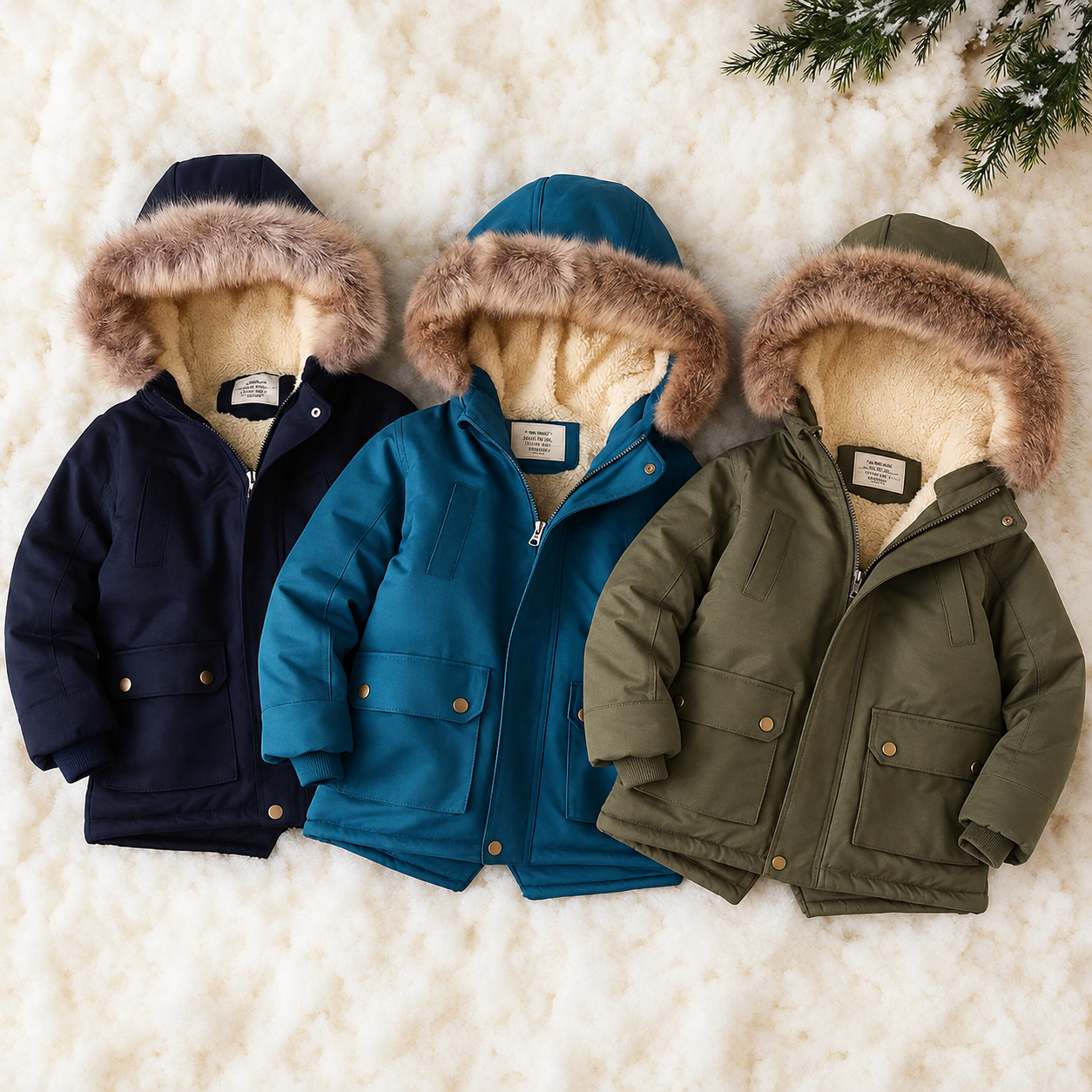 CozyTrend – Elegante e caldo – Parka invernale con collo di pelliccia