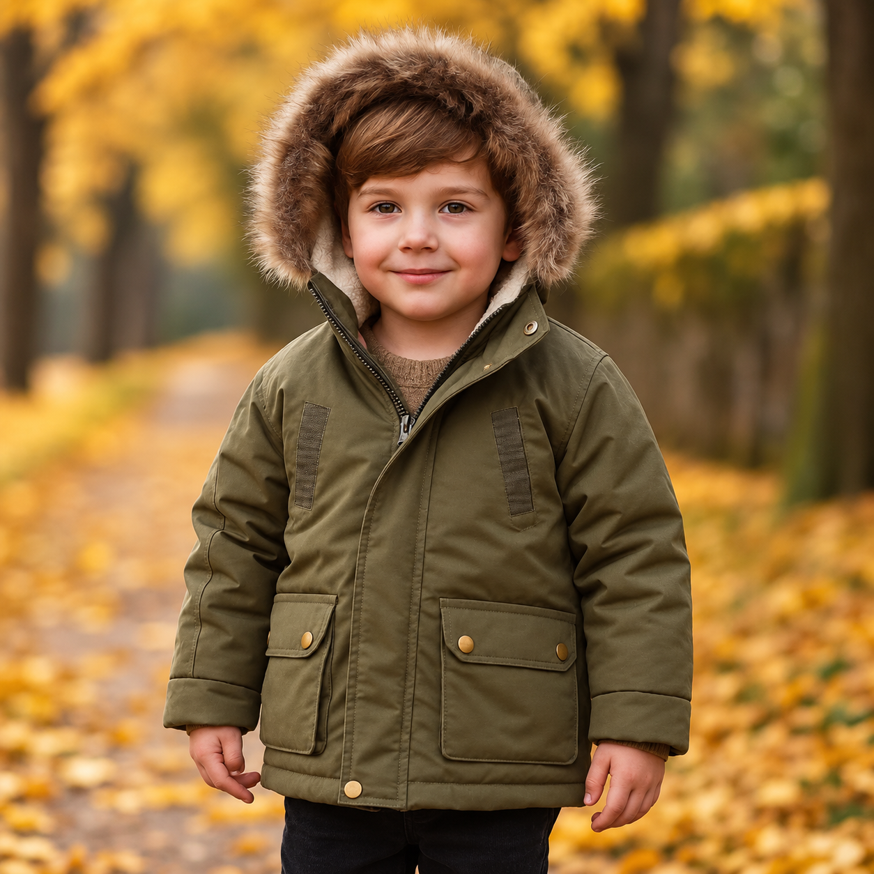 CozyTrend – Elegante e caldo – Parka invernale con collo di pelliccia