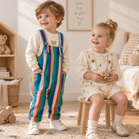 Thumbnail for TinyStyle – Divertenti e comodi – Salopette per bambini con stampa