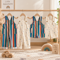 Thumbnail for TinyStyle – Divertenti e comodi – Salopette per bambini con stampa