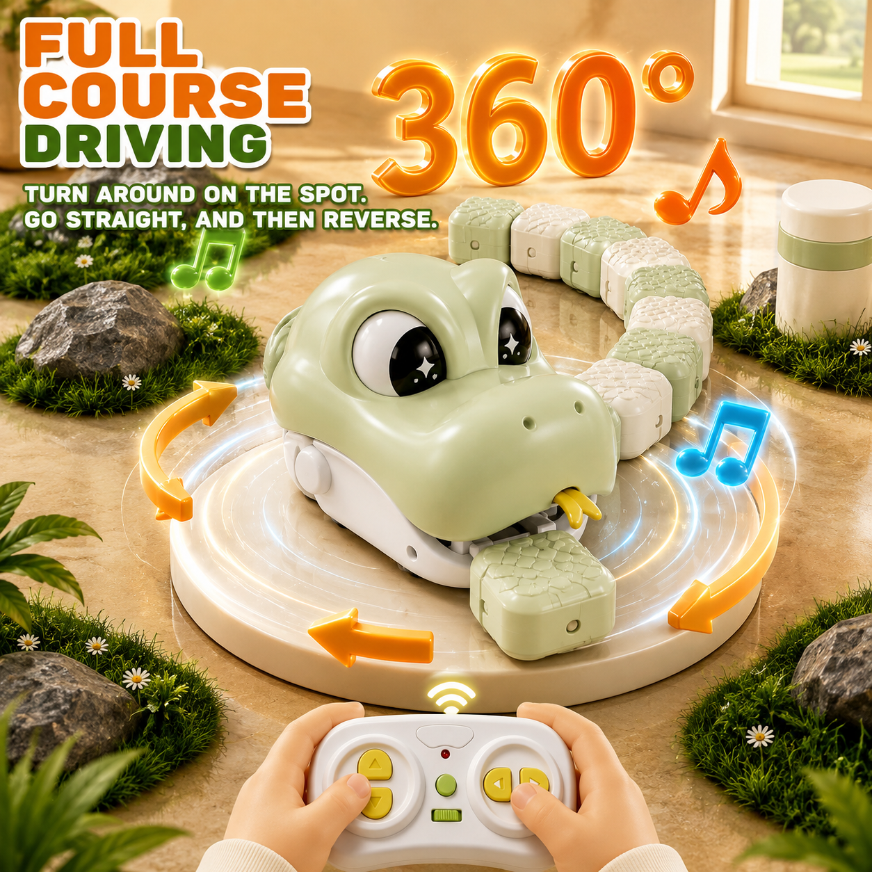 SnakeChase – Interattivo ed emozionante – Giocattolo serpente telecomandato