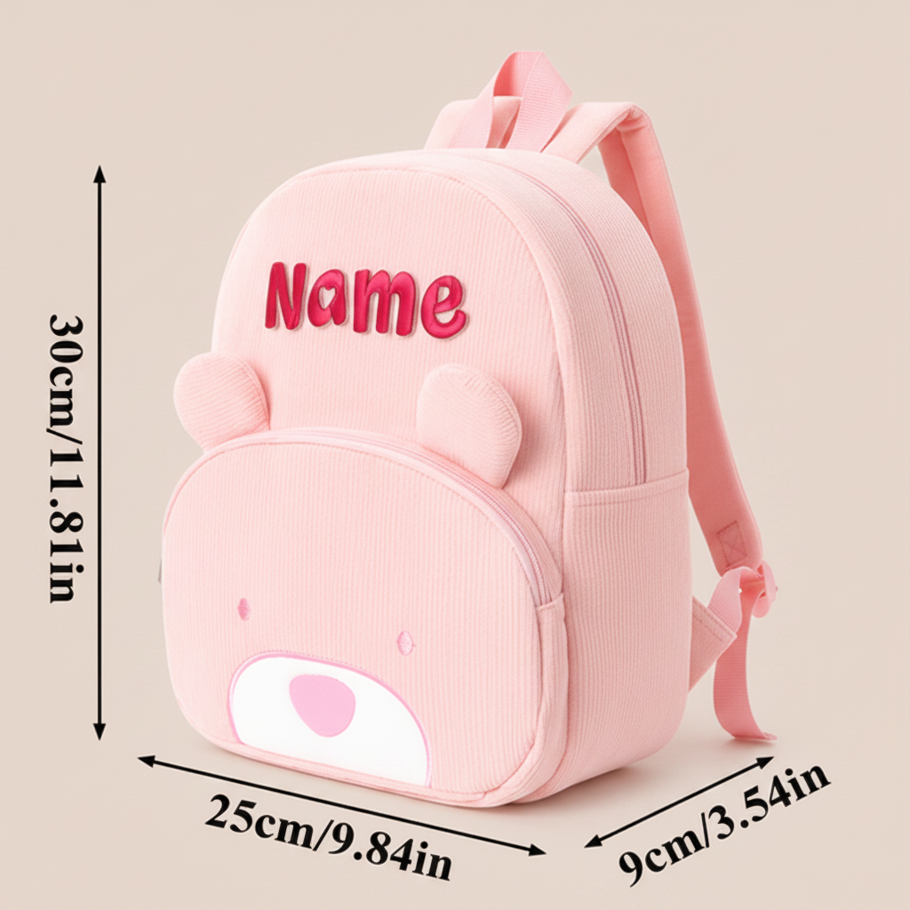 MyLittleBag – Personale e carino – Zaino personalizzato per bambini con nome e stampa con animali
