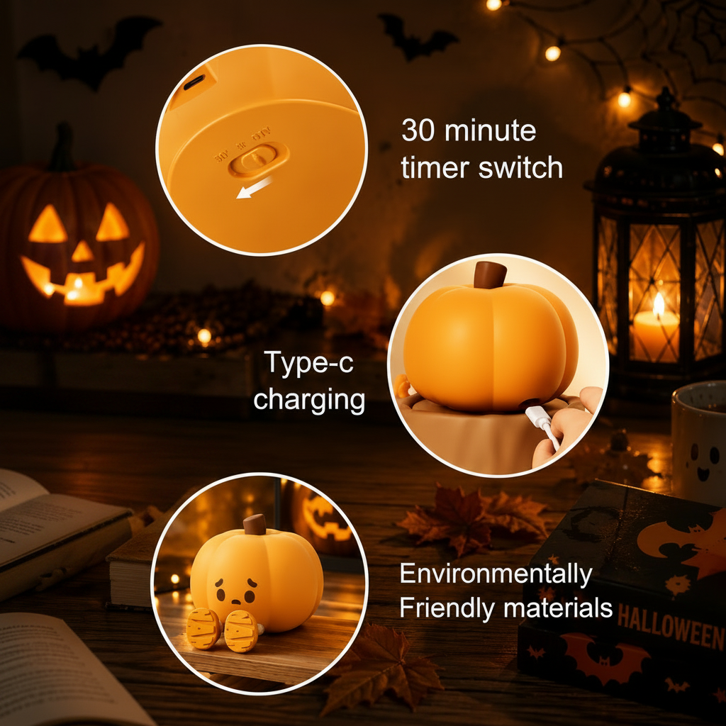 SpookyLamp – Carino e suggestivo – Lucina da notte di Halloween