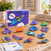 Thumbnail for PaperFly – Creativo e istruttivo – Set di aeroplani di origami