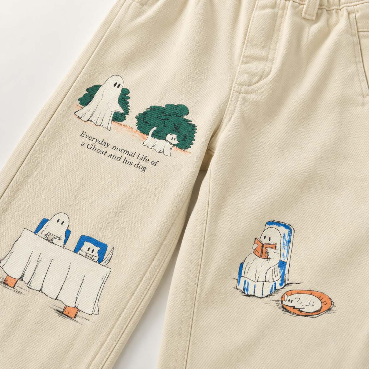 TrendStyle – Alla moda e comodi – Pantaloni da bambino in stile jogging-denim