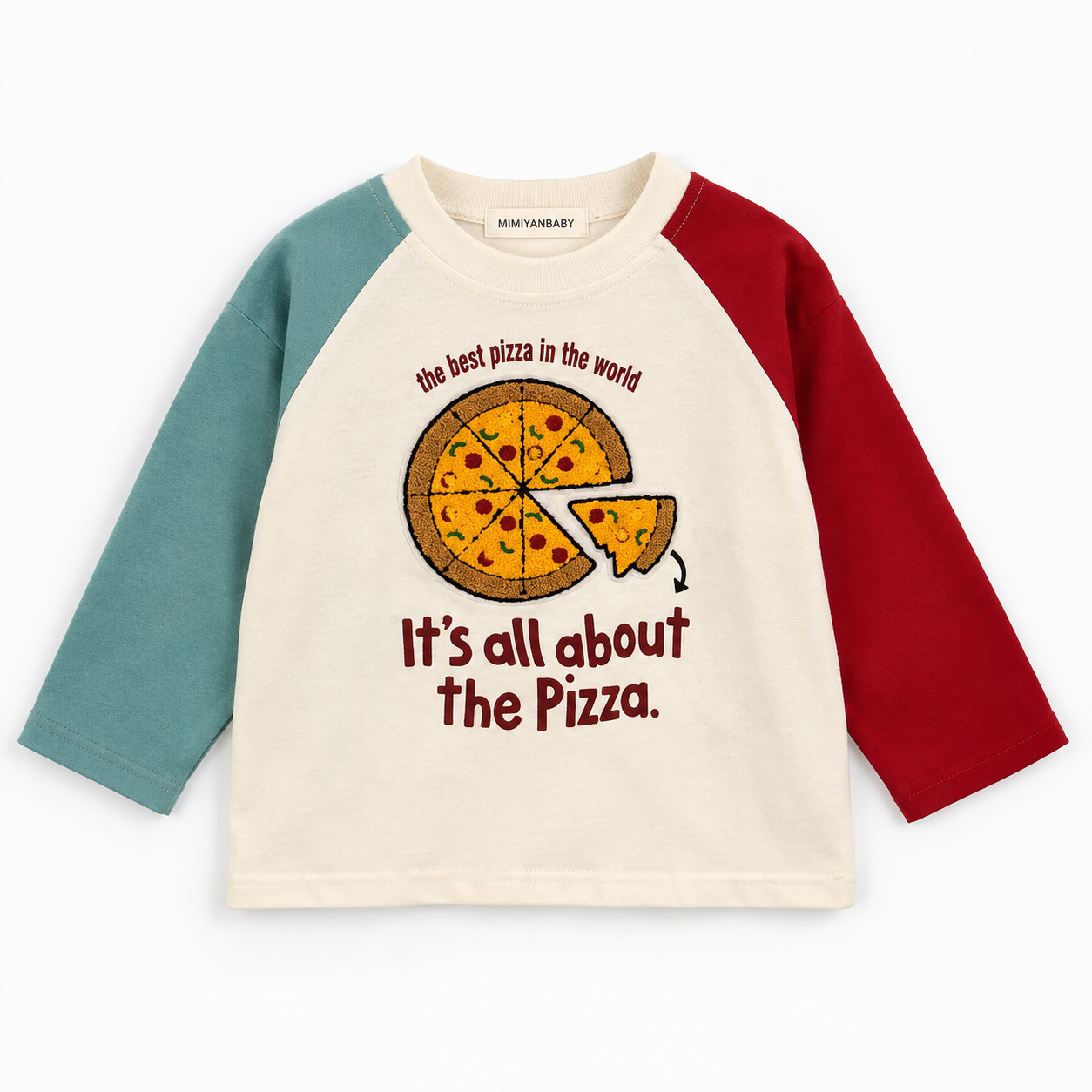 LittleRetro – Grintoso e alla moda – Maglia a maniche lunghe per bambini con stampa grafica