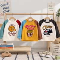 Thumbnail for LittleRetro – Grintoso e alla moda – Maglia a maniche lunghe per bambini con stampa grafica