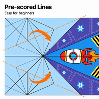 Thumbnail for PaperFly – Creativo e istruttivo – Set di aeroplani di origami