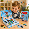 MagniPlay – Educativo e creativo – Libro di puzzle magnetici