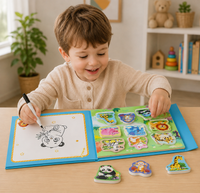 Thumbnail for SmartMatch – Divertente e istruttivo – Libro magnetico 2 in 1 con disegni e puzzle