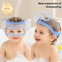 Thumbnail for SplashGuard – Comoda e pratica – Cuffia da doccia per neonati con protezione per il viso