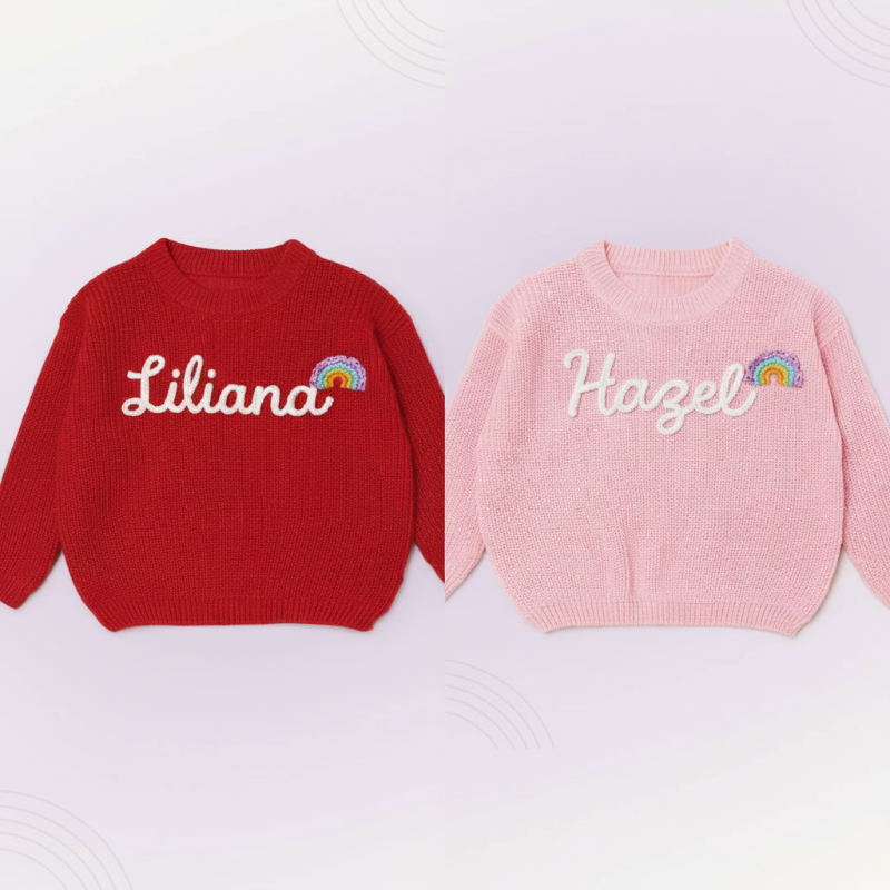 TinyStitch – Maglione personalizzato con nome per bambini