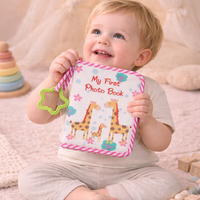 Thumbnail for Baby Photo Album – Delicato & Ricordi – Album fotografico in tessuto