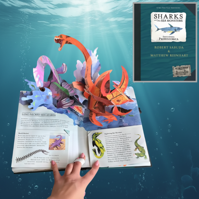 JurassicKids – Avvincente ed educativo – Enciclopedia dei dinosauri in 3D, libro pop-up