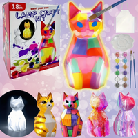 Thumbnail for MiniCrafters – Creatività e apprendimento – Set di colori per dipingere animali su lampade fai da te