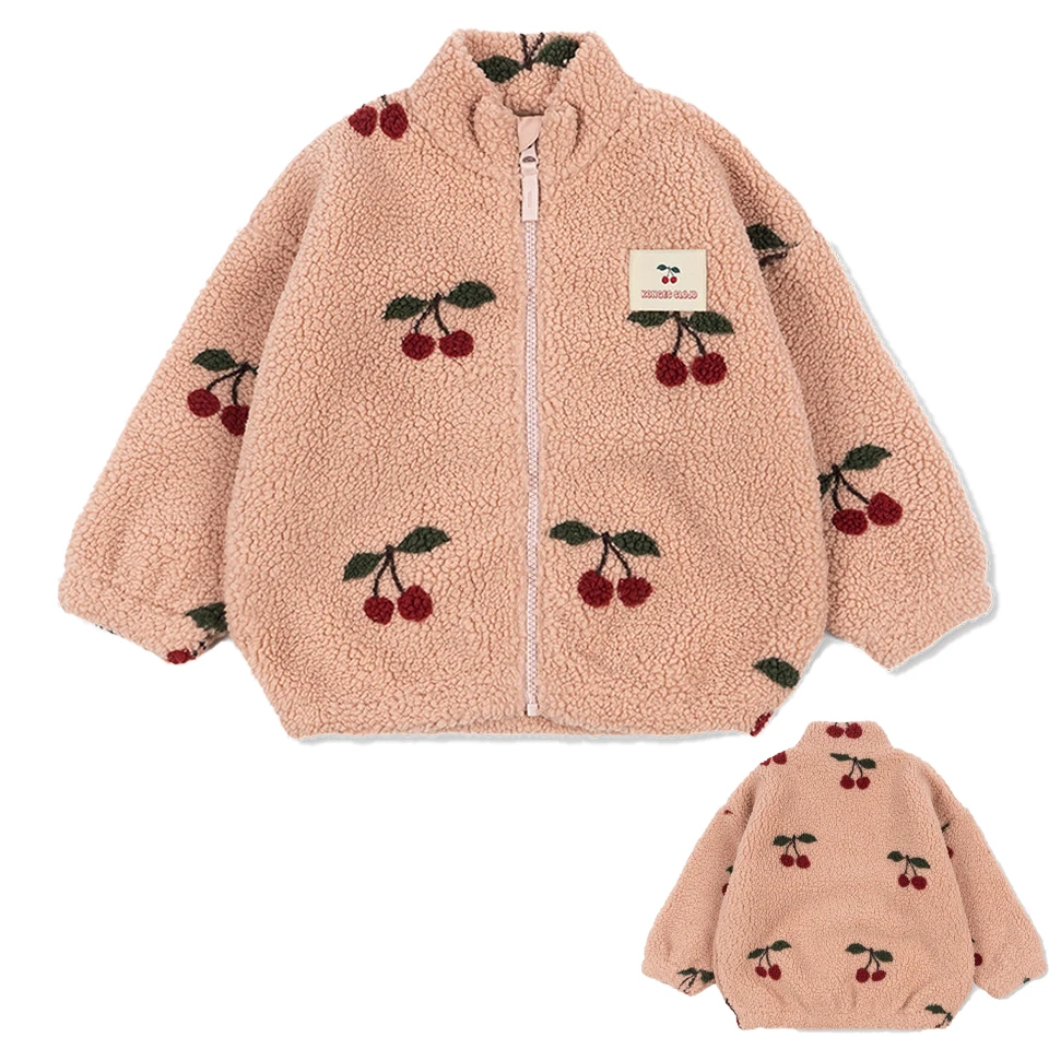 WarmHug – Comoda e alla moda – Giacca in pile per bambini con stampe divertenti