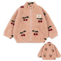 Thumbnail for WarmHug – Comoda e alla moda – Giacca in pile per bambini con stampe divertenti