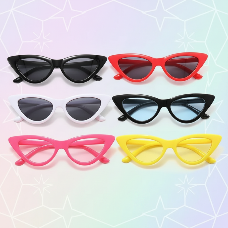 Kids Sunglasses Set – Protezione dai raggi UV e divertimento – Occhiali da sole per bambini