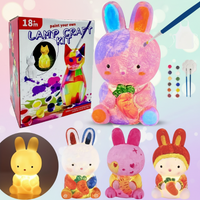Thumbnail for MiniCrafters – Creatività e apprendimento – Set di colori per dipingere animali su lampade fai da te
