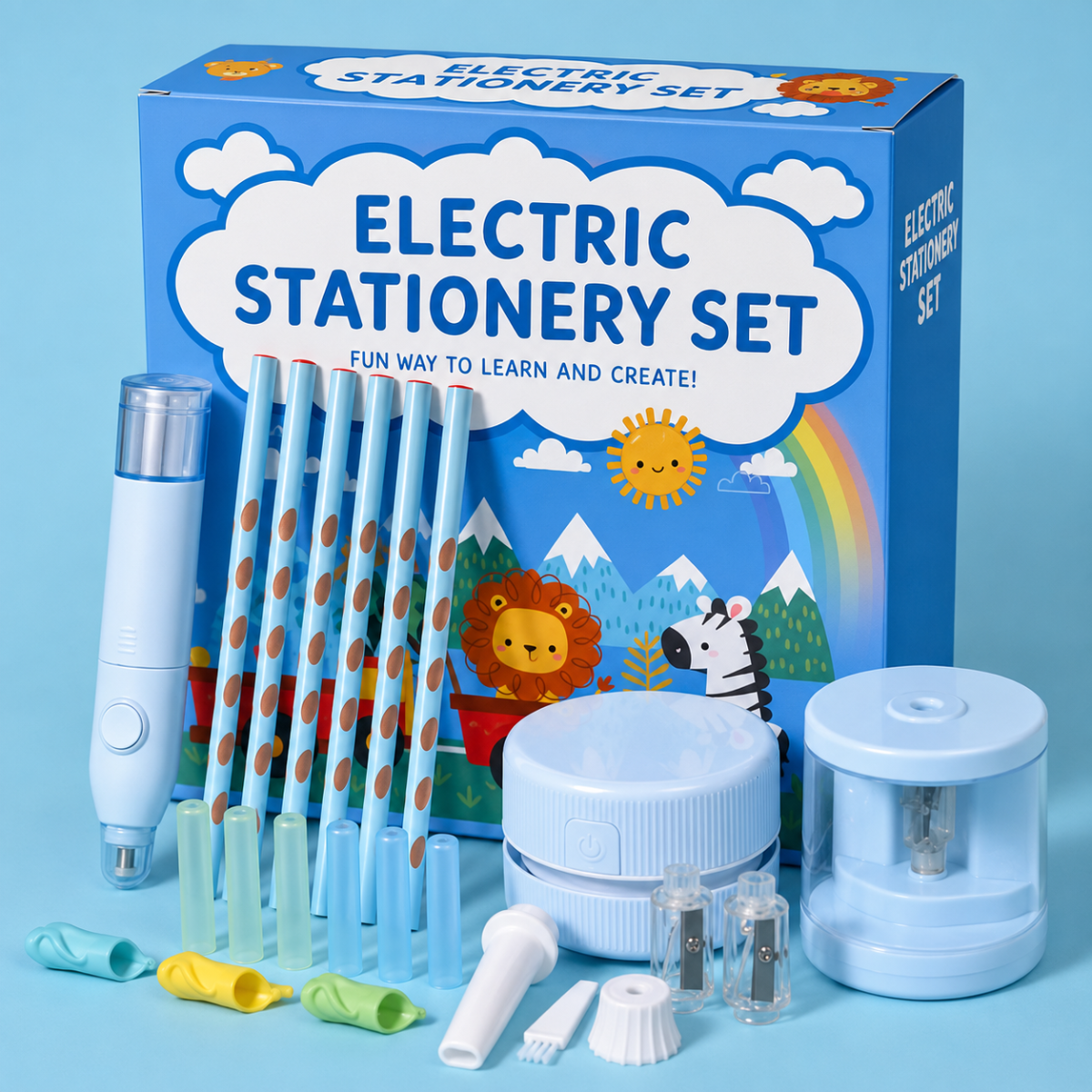 FunArt – Creativo ed educativo – Set da scrittura con matita elettrica
