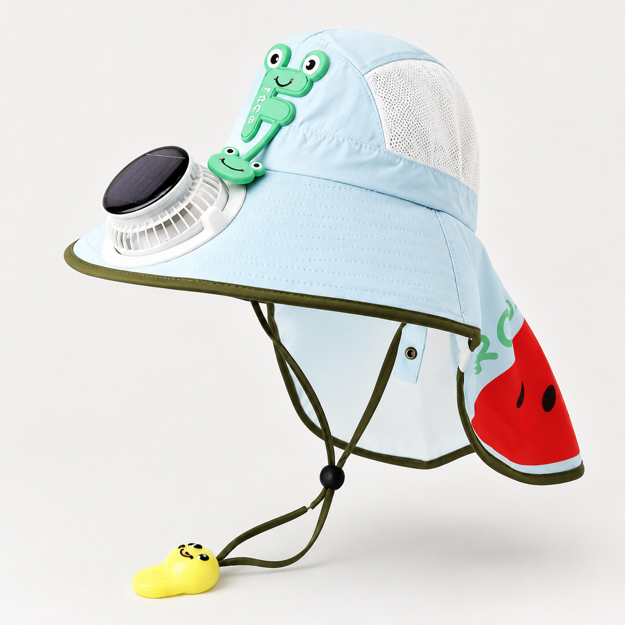 HappyShade – Protezione solare e raffreddamento – Cappellino estivo per bambini con ventilatore