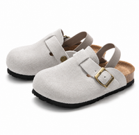 Thumbnail for LittleWalk – Comodi e alla moda – Sandali zoccoli in pelle scamosciata