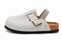 Thumbnail for LittleWalk – Comodi e alla moda – Sandali zoccoli in pelle scamosciata