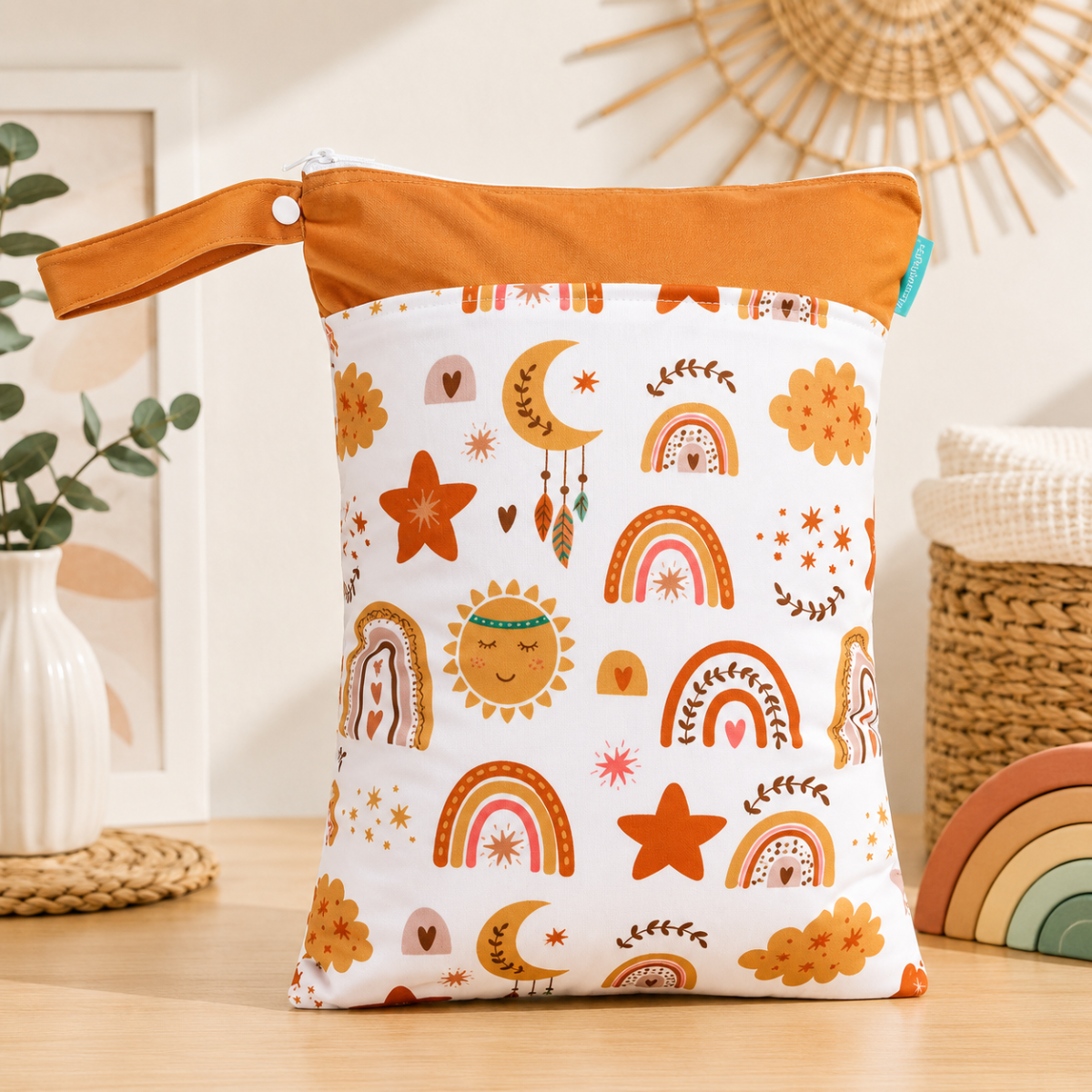 LittleBloom – Sempre asciutto e fresco – Sacchetto impermeabile riutilizzabile per pannolini