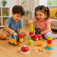 Thumbnail for LittleBuilders – Interattivo e sicuro – Set da gioco con carrello elevatore