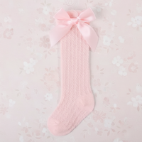 Thumbnail for LittleCharm – Delicate ed eleganti – Calzettoni da bambina con fiocco