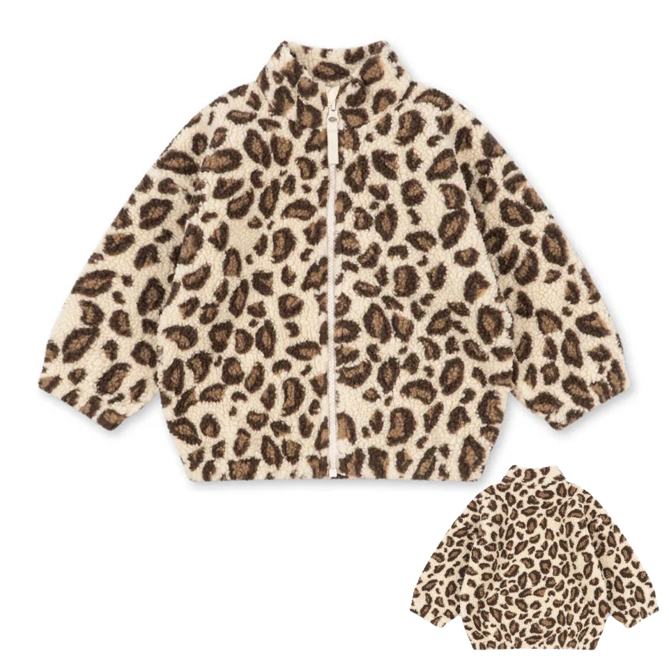 WarmHug – Comoda e alla moda – Giacca in pile per bambini con stampe divertenti