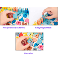 Thumbnail for Woods™ - Sviluppo delle abilità - Pannello da gioco in legno Montessori