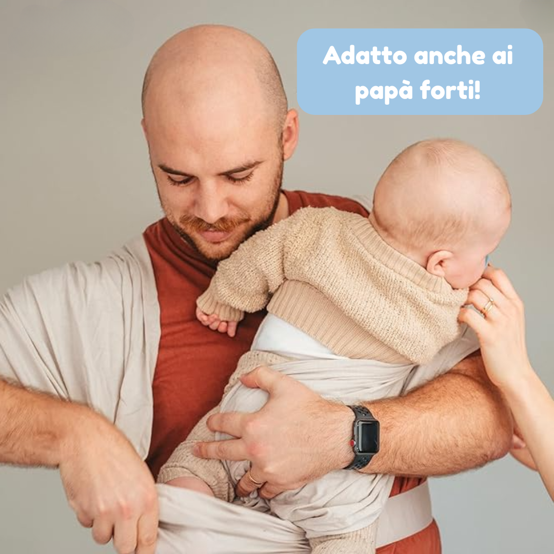 SoftNest - Comodo, traspirante e sicuro - Marsupio ergonomico per neonati