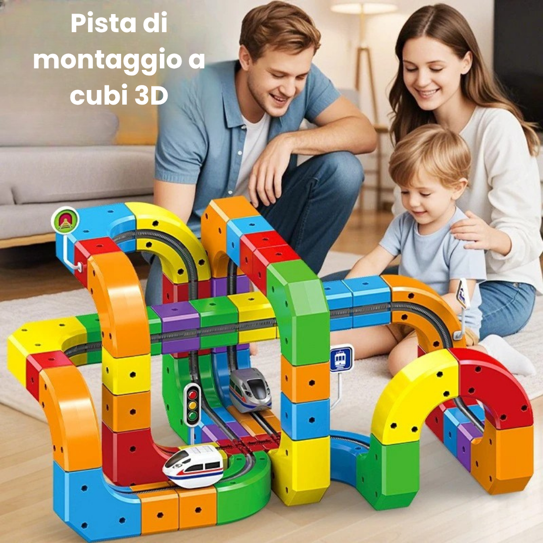 DIY Cube Track – Creativo e attivo – Creativo binario ferroviario fai da te