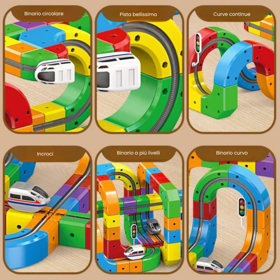 DIY Cube Track – Creativo e attivo – Creativo binario ferroviario fai da te