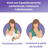 Thumbnail for MamáEase – Ergonomico e morbido – Cuscino per l'allattamento per neonati