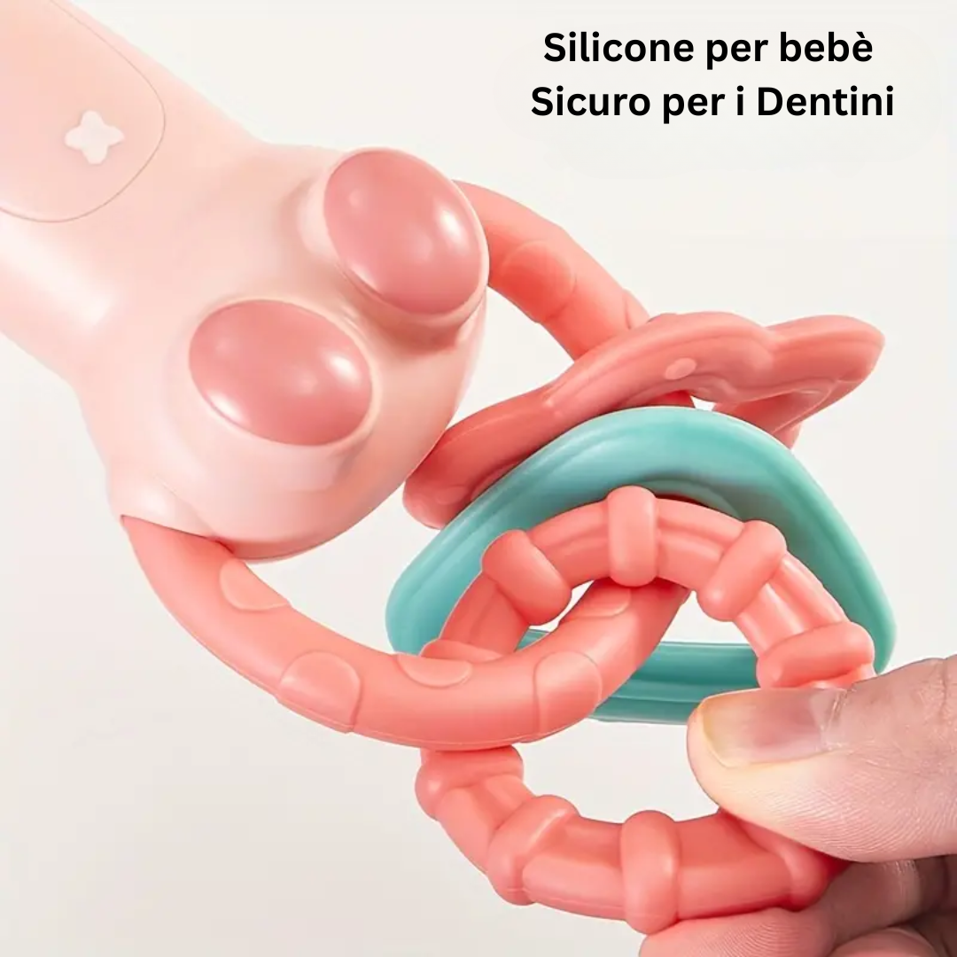 TinyZintuig – Sicuro e istruttivo - Sonaglio per bambini per lo sviluppo sensoriale