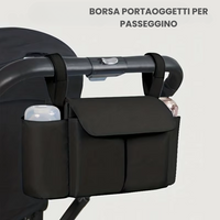 Thumbnail for ToddlerOrganizer – Idrorepellente e capiente – Organizer per passeggino con portabottiglie