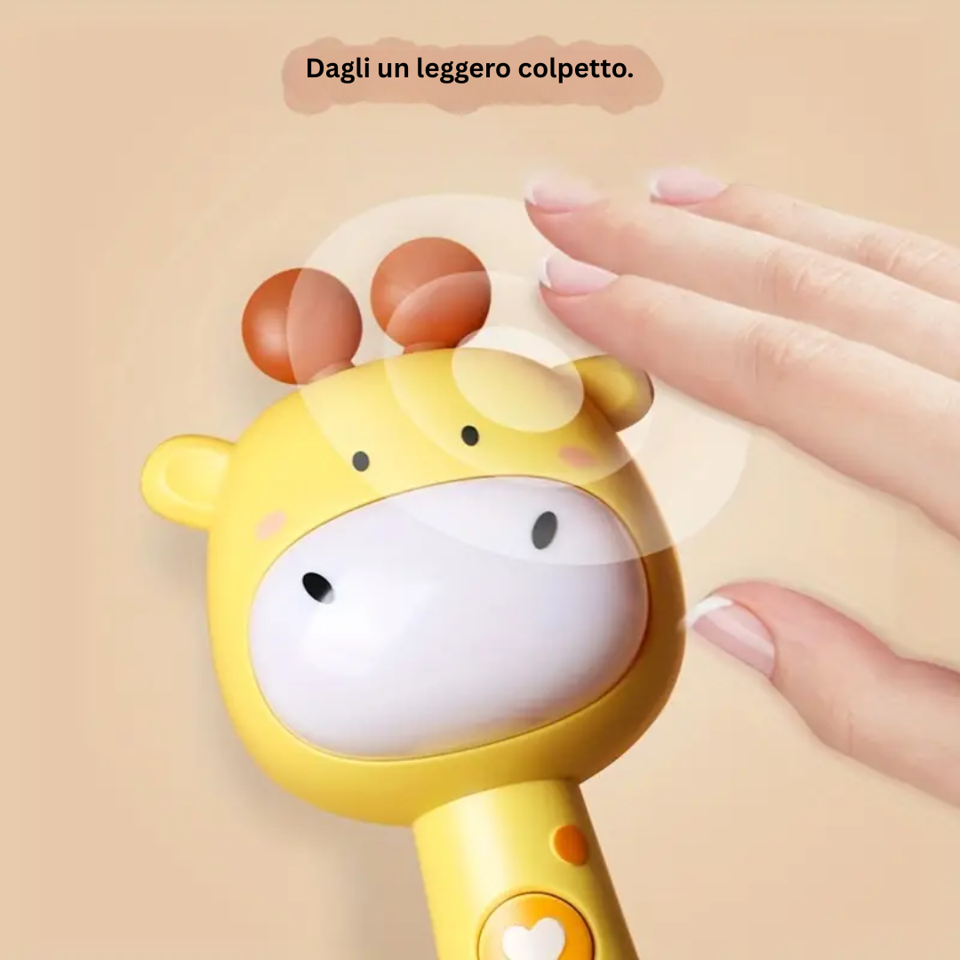 TinyZintuig – Sicuro e istruttivo - Sonaglio per bambini per lo sviluppo sensoriale