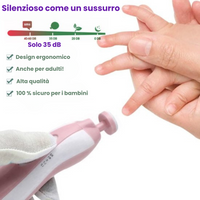 Thumbnail for SafeCare – Silenzioso e sicuro – Set elettrico per limare le unghie dei bambini