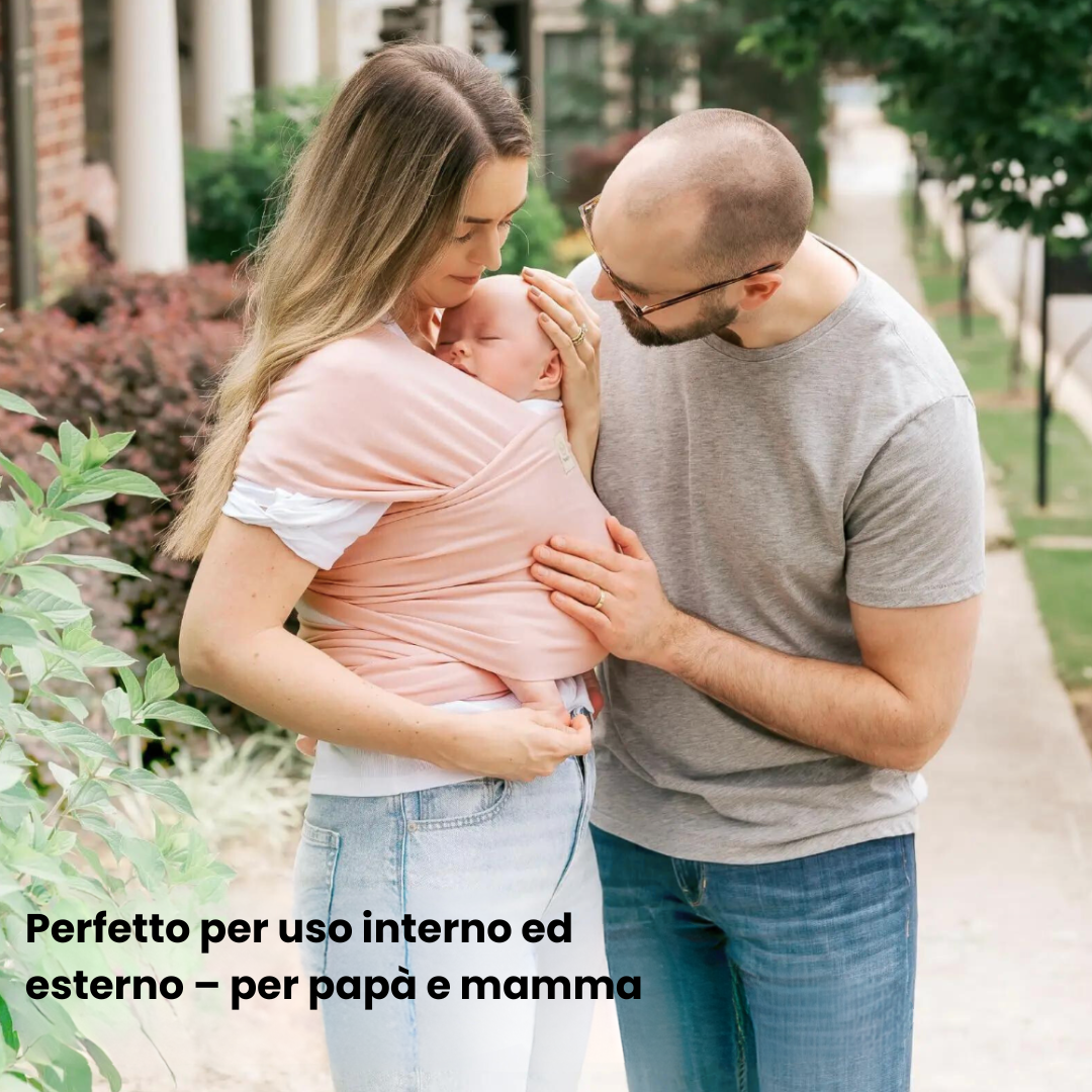 ComfortCarry – Trasporto confortevole per la schiena – Fascia porta bebè ergonomica