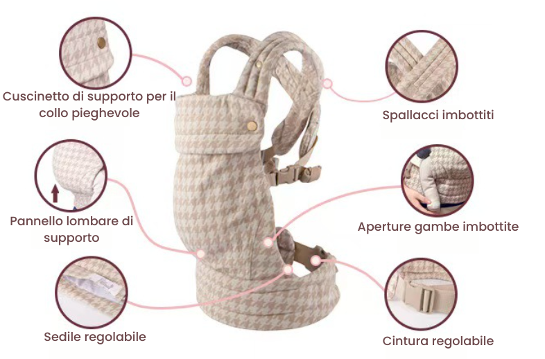 Snug Sling™ – Morbido e chiuso – Marsupio per bambini e ragazzi