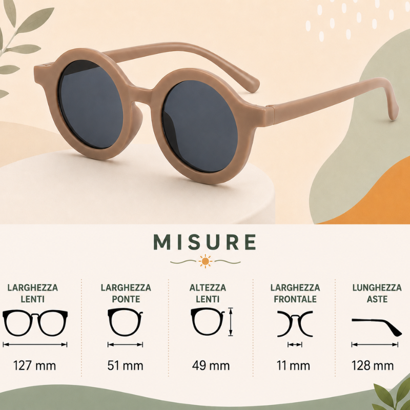 Kids Sunglasses Set – Protezione dai raggi UV e divertimento – Occhiali da sole per bambini