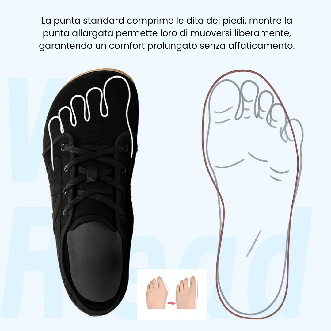 Barefoot – Traspiranti e leggere – Sneakers Barefoot Mesh